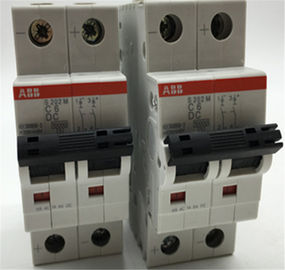 Interruptor de circuito en miniatura ABB serie S200 10kA MCB AC DC Aplicaciones