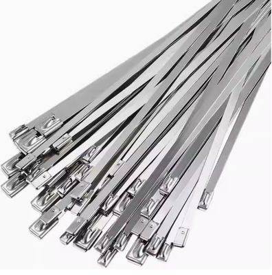 4.6*500 304 Cintas de alambre de acero inoxidable para el enlace de cables industriales resistentes a altas temperaturas